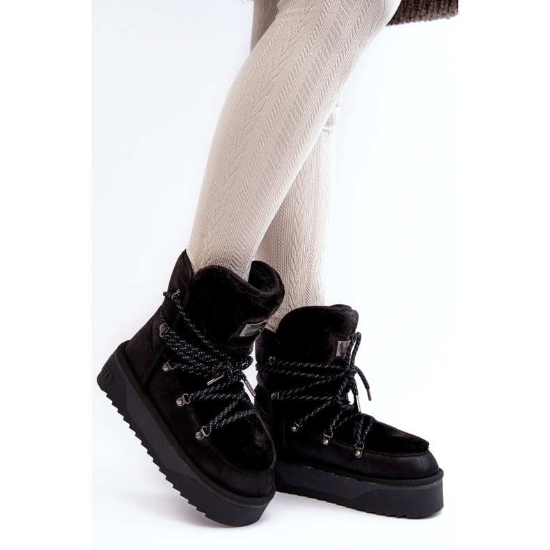 Śniegowce Model DFSH371008 Black czarne 1