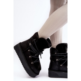 Śniegowce Model DFSH371008 Black czarne 2