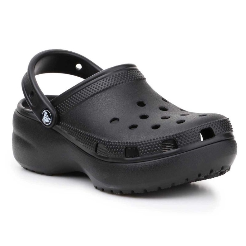 Klapki Crocs Classic Platform Clog 206750-001 czarne 1