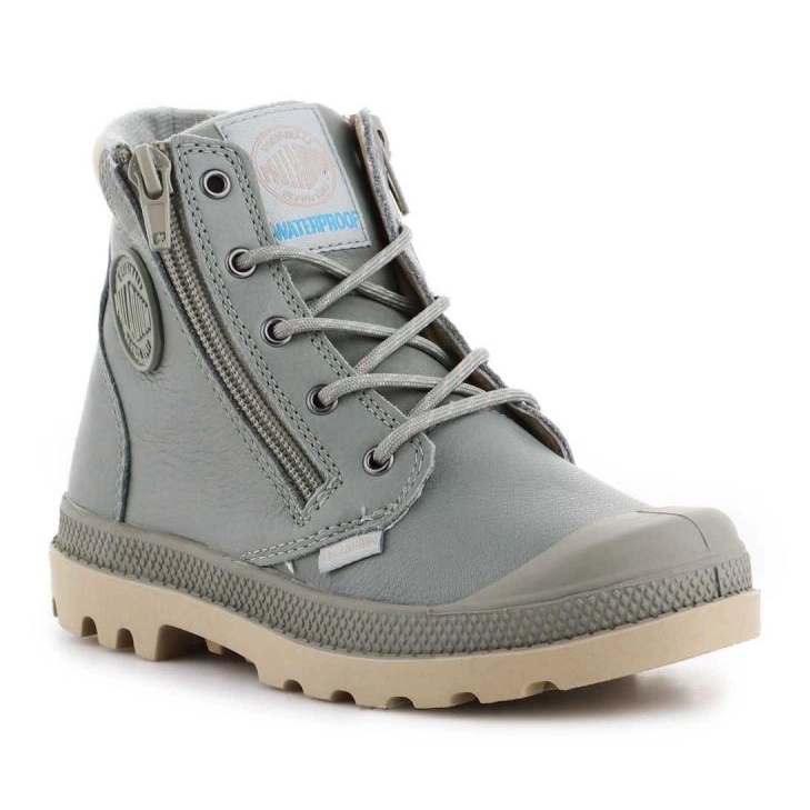 Buty Palladium Pampa Hi Cuff Wp 53476-344-M szare 1