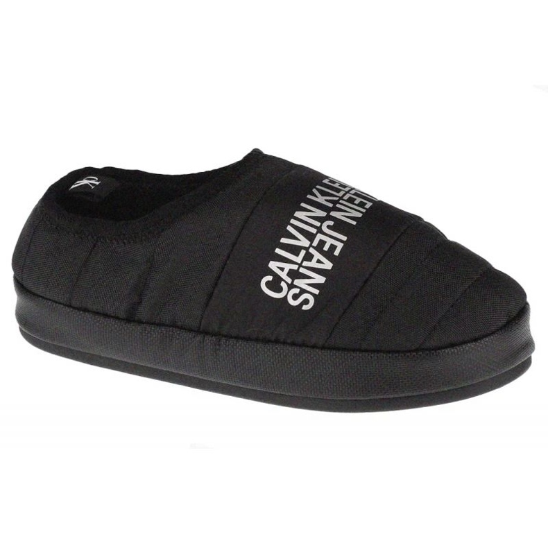 Kapcie Calvin Klein Home Shoe Slipper Warm Lining YW0YW00412-BEH czarne 1