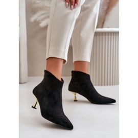 Botki Na Szpilce Terlena GP13 Black czarne 1