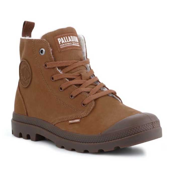Buty Zimowe Palladium Pampa Hi Zip Wl 05982-257-M brązowe 1