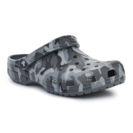 Klapki Crocs Classic Printed Camo Clog 206454-0IE czarne 1