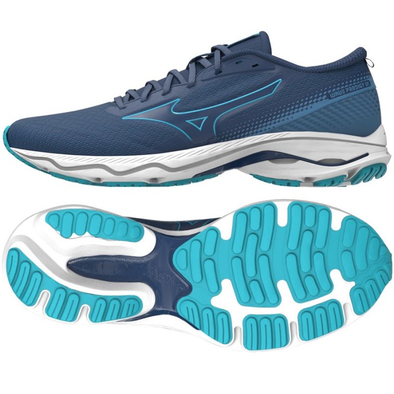 Buty Mizuno Wave Prodigy 6 J1GC241001 niebieskie 1
