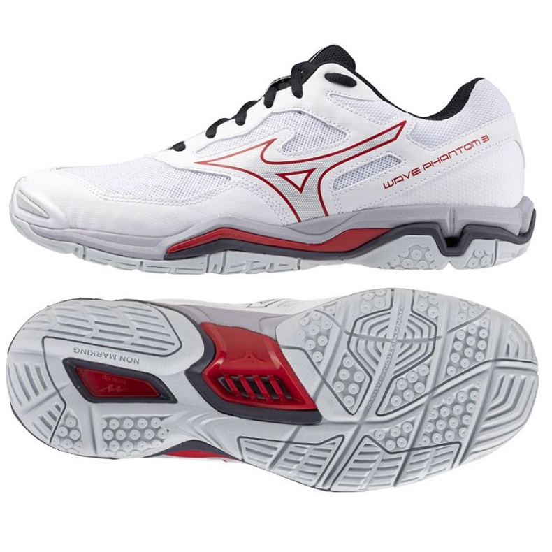 Buty Mizuno Wave Phantom 3 X1GA226096 białe 2