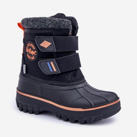 Śniegowce Dziecięce Na Rzepy Lee Cooper LCJ-24-44-2865K Czarne 6