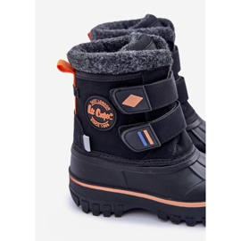 Śniegowce Dziecięce Na Rzepy Lee Cooper LCJ-24-44-2865K Czarne 5