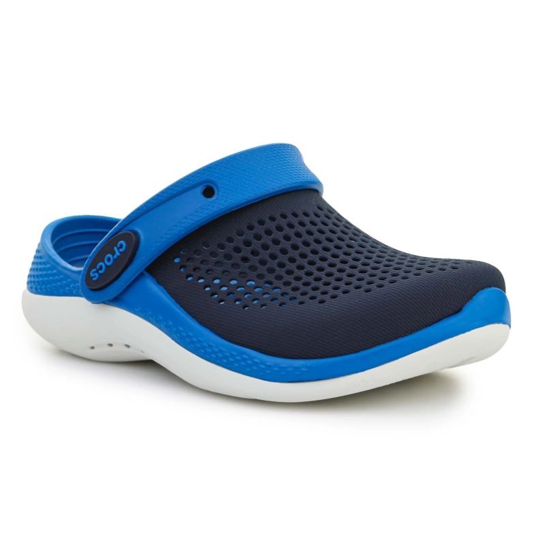 Klapki Crocs LiteRide 360 Kids Clog 207021-4KB niebieskie 1