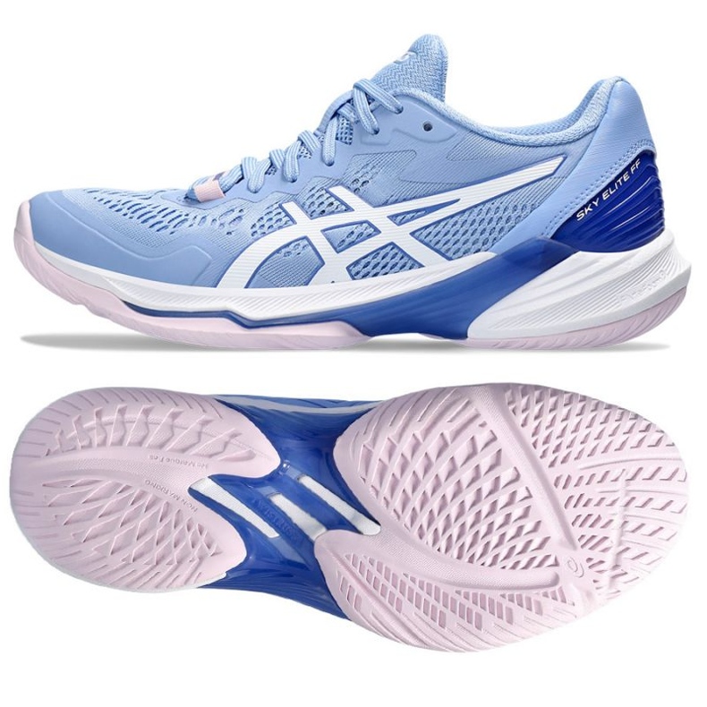 Buty siatkarskie Asics Sky Elite Ff 2 W 1052A053-403 niebieskie 1