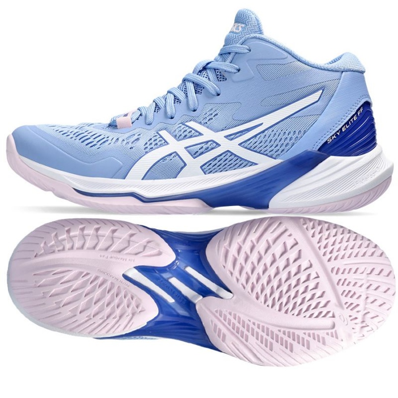 Buty siatkarskie Asics Sky Elite Ff Mt 2 W 1052A054-403 niebieskie 1