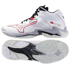 Buty Mizuno Wave Lightning Z8 Mid V1GA240596 białe 1