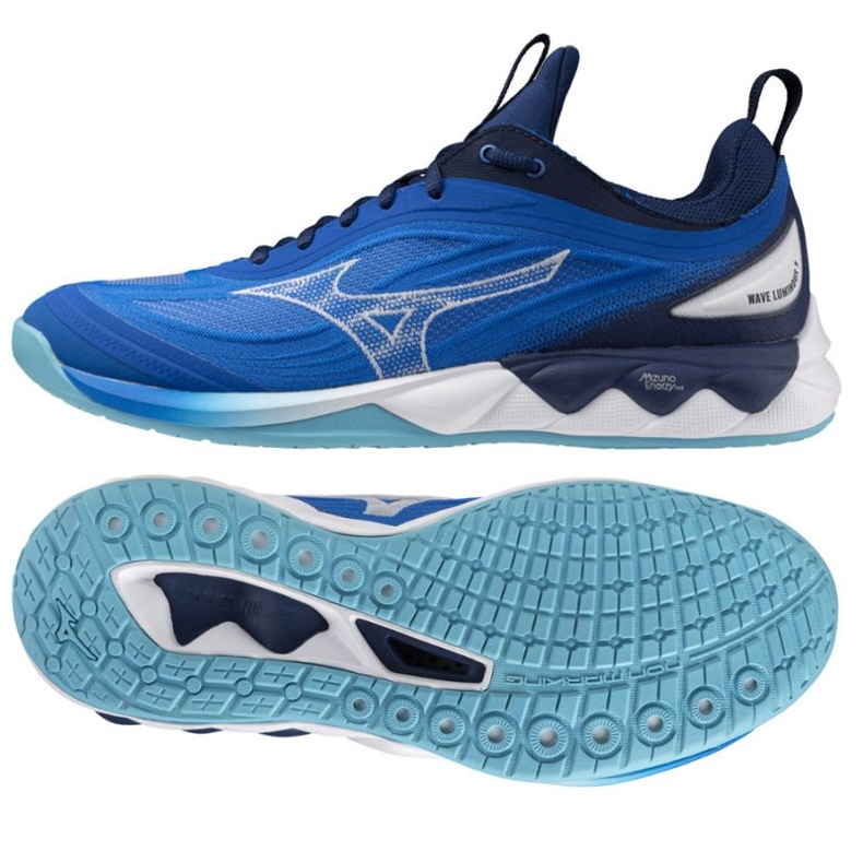 Buty Mizuno Wave Luminous 3 V1GA242001 niebieskie 1