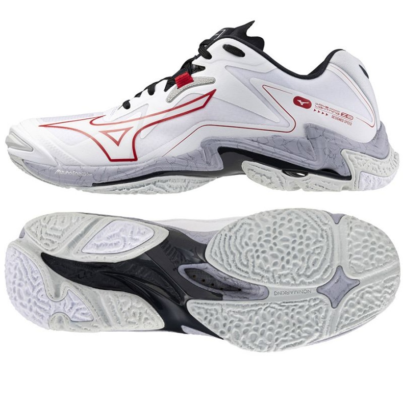 Buty Mizuno Wave Lightning Z8 V1GA240096 białe 1