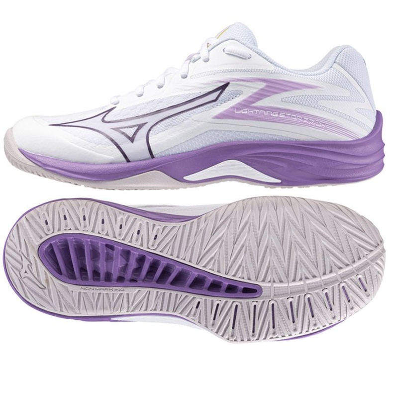 Buty do siatkówki Mizuno Lightning Star Z7 V1GD230310 białe 1