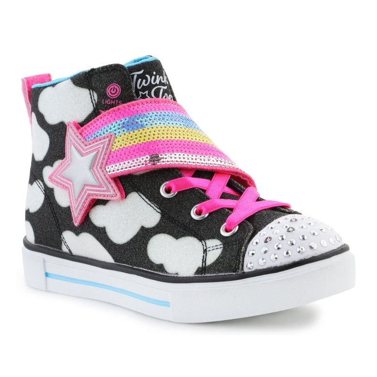 Buty Skechers Twinkle Toes: Twinkle Sparks - Shooting Star  314775L-BKMT czarne 1