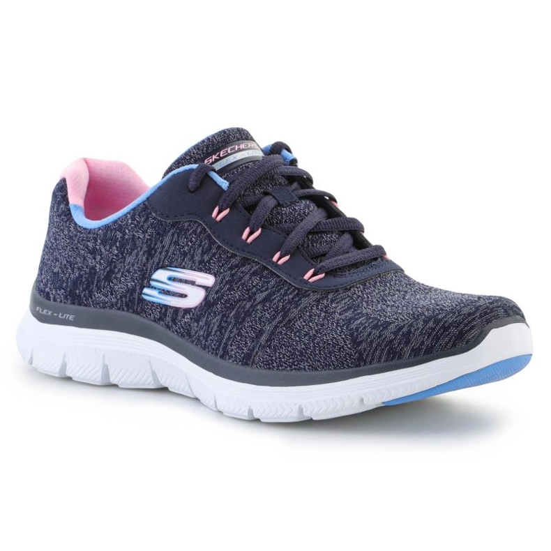 Buty Skechers Flex Appeal 4.0 - Fresh 149570-NVMT niebieskie 1