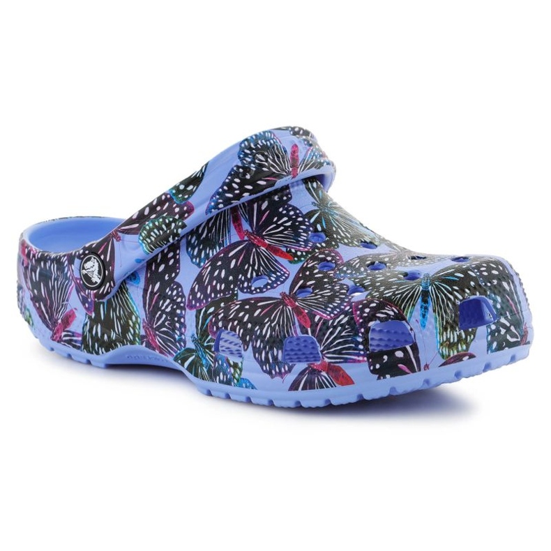 Klapki Crocs Classic Butterfly clog moon W 208257-5Q7 fioletowe 1