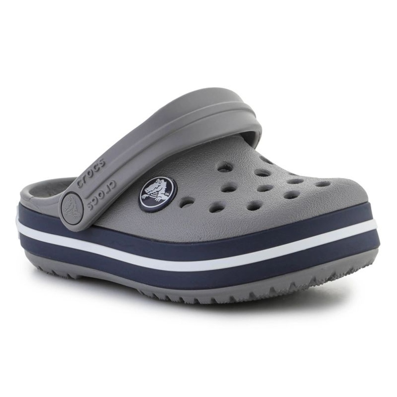 Klapki Crocs Kids Toddler Crocband Clog Jr 207005-05H szare 1