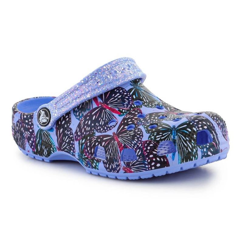 Klapki Crocs Classic Butterfly Clog 208297-5Q7 niebieskie 1