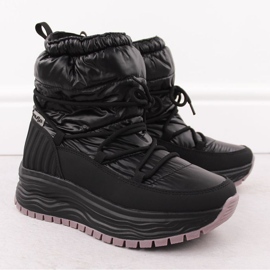 Śniegowce Damskie wsuwane Filippo DBT6647 czarne 2