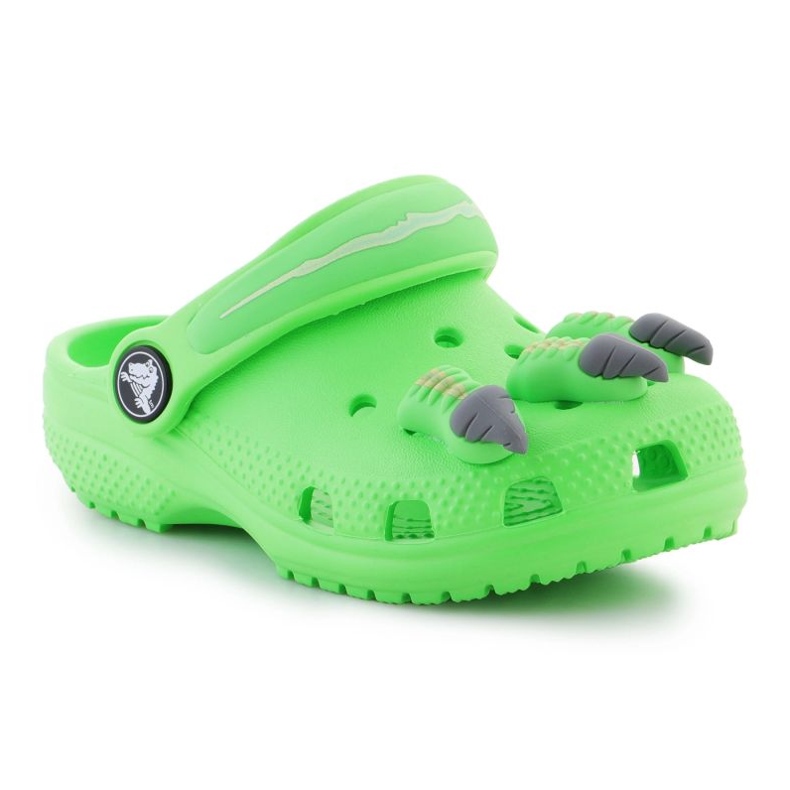 Klapki Crocs Classic I Am Dinosaur Clog 209700-3WA zielone 1