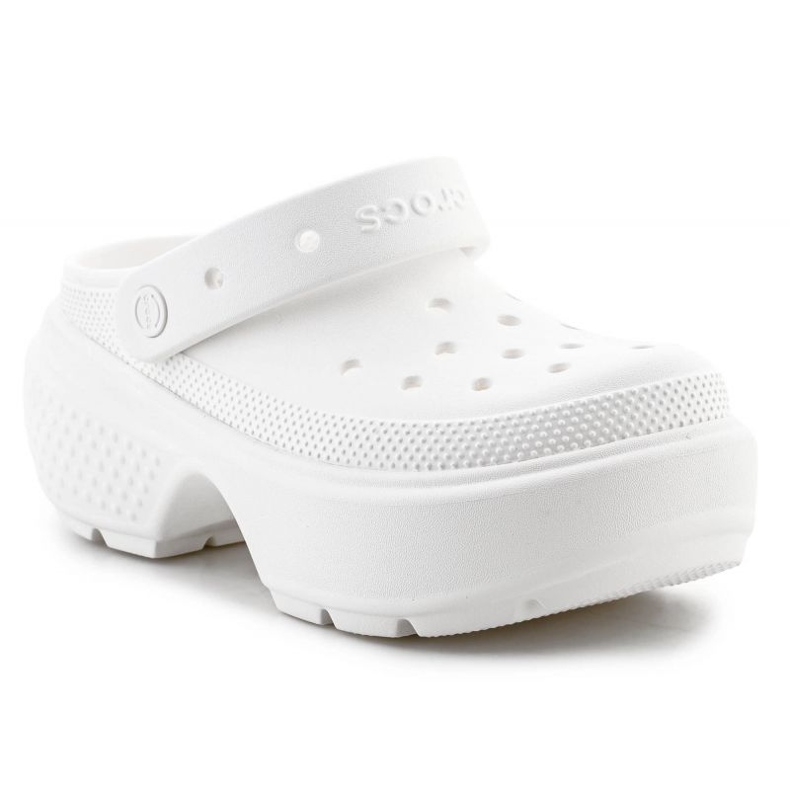 Klapki Crocs Stomp Clog 209347-0WV białe 2