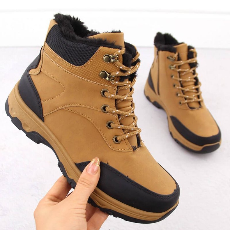 Trapery trekkingowe Vanhorn camel beżowy 1