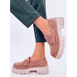 Seastar Mokasyny na platformie Pink beżowy 2