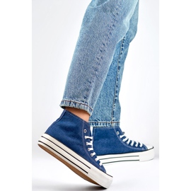 Trampki Model 5012JE Blue - PRIMO niebieskie 2