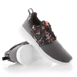 Buty Nike Roshe One Print Jr 677782-004 białe 7