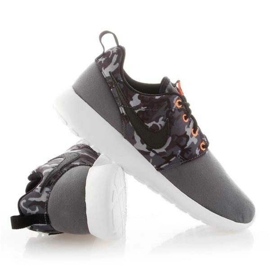Buty Nike Roshe One Print Jr 677782-004 białe 8