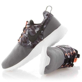 Buty Nike Roshe One Print Jr 677782-004 białe 10