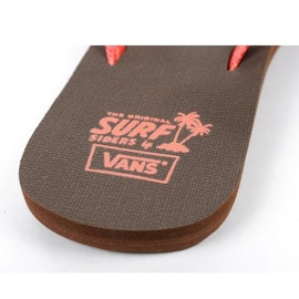 Klapki, Japonki Vans W V0VC3F pomarańczowe 3