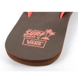 Klapki, Japonki Vans W V0VC3F pomarańczowe 8