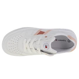 Buty Tommy Hilfiger Low Cut Lace-Up Sneaker T3A4-32143-1351X134 białe 6