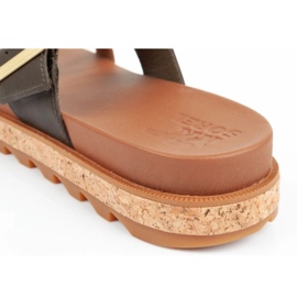 Klapki Sorel Roaming Slide NL4177-242 brązowe 7