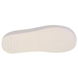 Klapki Crocs Classic Platform Slide 208180-100 białe 3