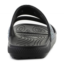 Klapki Crocs Classic Glitter Sandal 207788-0C4 czarne 3