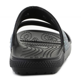 Klapki Crocs Classic Glitter Sandal 207788-0C4 czarne 9