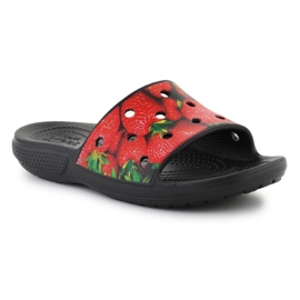 Klapki Crocs Classic Hyper Real Slide W 208376-643 czerwone 5