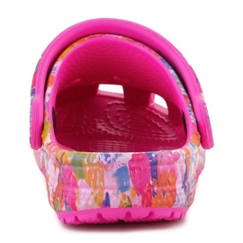 Klapki Crocs Classic Hyper Real Clog Jr 208451-90H różowe 9