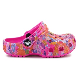 Klapki Crocs Classic Hyper Real Clog Jr 208451-90H różowe 10