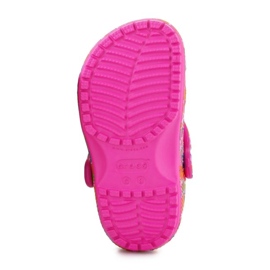 Klapki Crocs Classic Hyper Real Clog Jr 208451-90H różowe 11