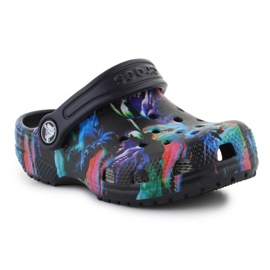 Klapki Crocs Classic Dino Clog Jr 208303-4LF czarne 5