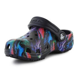 Klapki Crocs Classic Dino Clog Jr 208303-4LF czarne 7