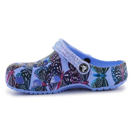 Klapki Crocs Classic Butterfly Clog 208297-5Q7 niebieskie 4