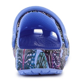 Klapki Crocs Classic Butterfly Clog 208297-5Q7 niebieskie 5