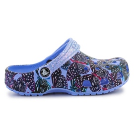 Klapki Crocs Classic Butterfly Clog 208297-5Q7 niebieskie 6