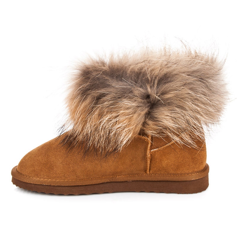 Coco Perla Skórzane mukluki brązowe 1